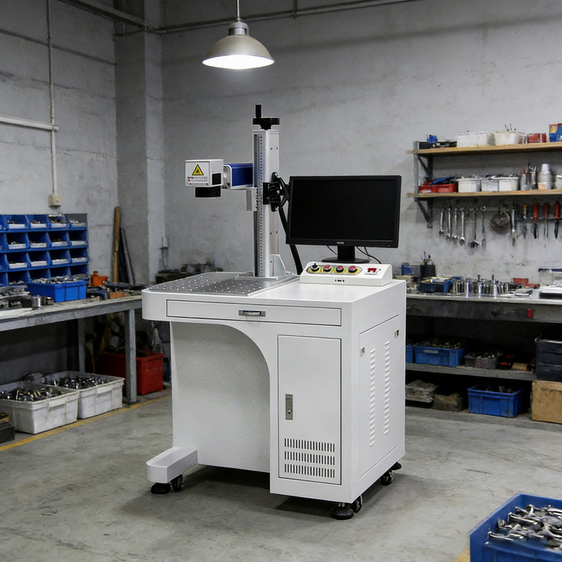 Industrial Laser Engraver For Metal - Laserowa maszyna do znakowania światłowodowego 50W