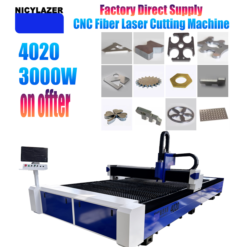 Industrial Fiber Laser Cutting Machine - NICYLAZER CNC 3000W 4020 Włóknowa Wycinarka