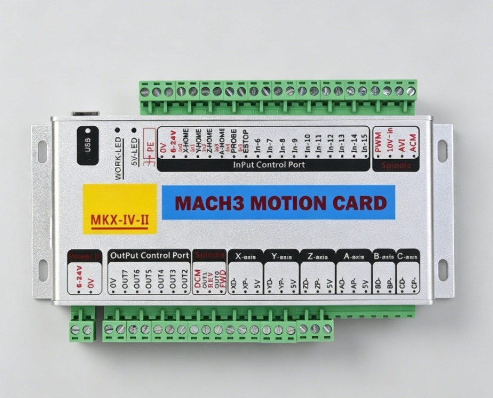 Breakout Board Mach3 - Karta ruchu USB MK4-IV 4-osiowa 2MHz