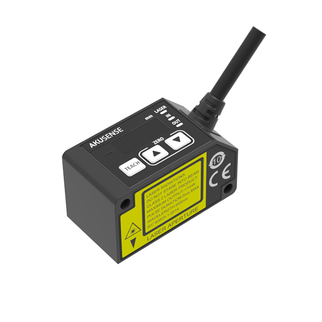 Industrial Laser Displacement Sensor - Akusense Precyzyjny laserowy czujnik pomiaru przemieszczenia