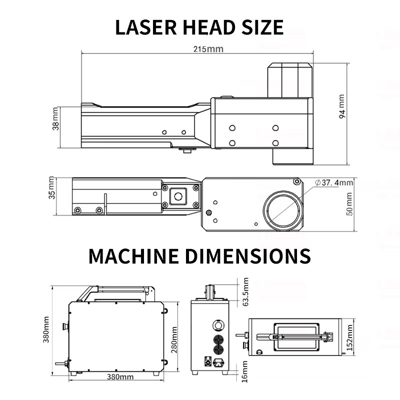 Przenośny laserowy czyścik do  – Industrial Laser Rust Removal Machine Price recenzja i cena