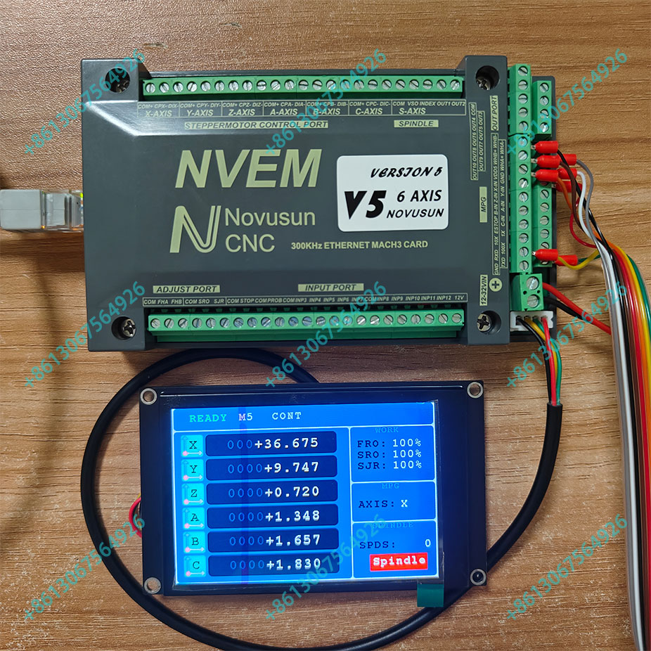 Nvem Cnc Motion Controller 300 – Breakout Board Mach3 recenzja i cena