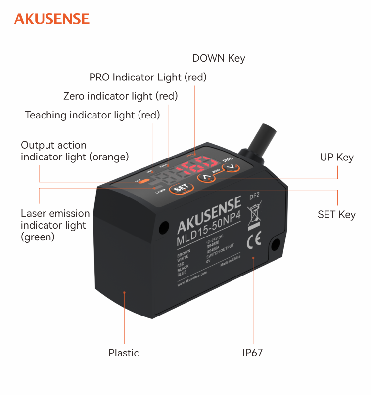 Czujnik indukcyjny laserowy do – Industrial Laser Displacement Sensor recenzja i cena