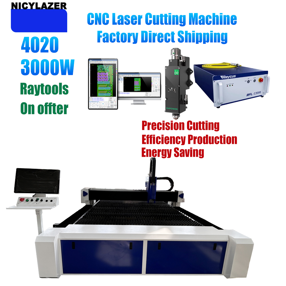 NICYLAZER CNC 3000W 4020 Włókn – Industrial Fiber Laser Cutting Machine recenzja i cena