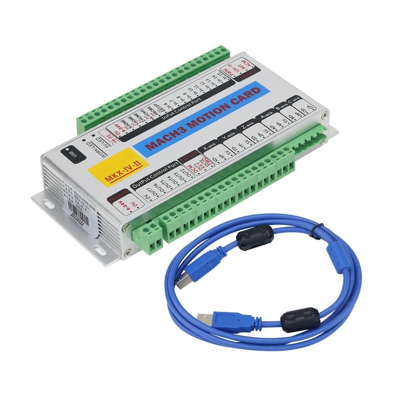 Karta ruchu USB MK4-IV 4-osiow – Breakout Board Mach3 recenzja i cena