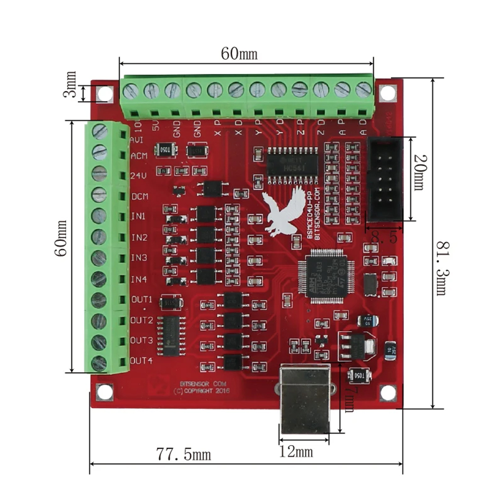 Karta sterująca CNC MHCNC USB  – Breakout Board Mach3 recenzja i cena