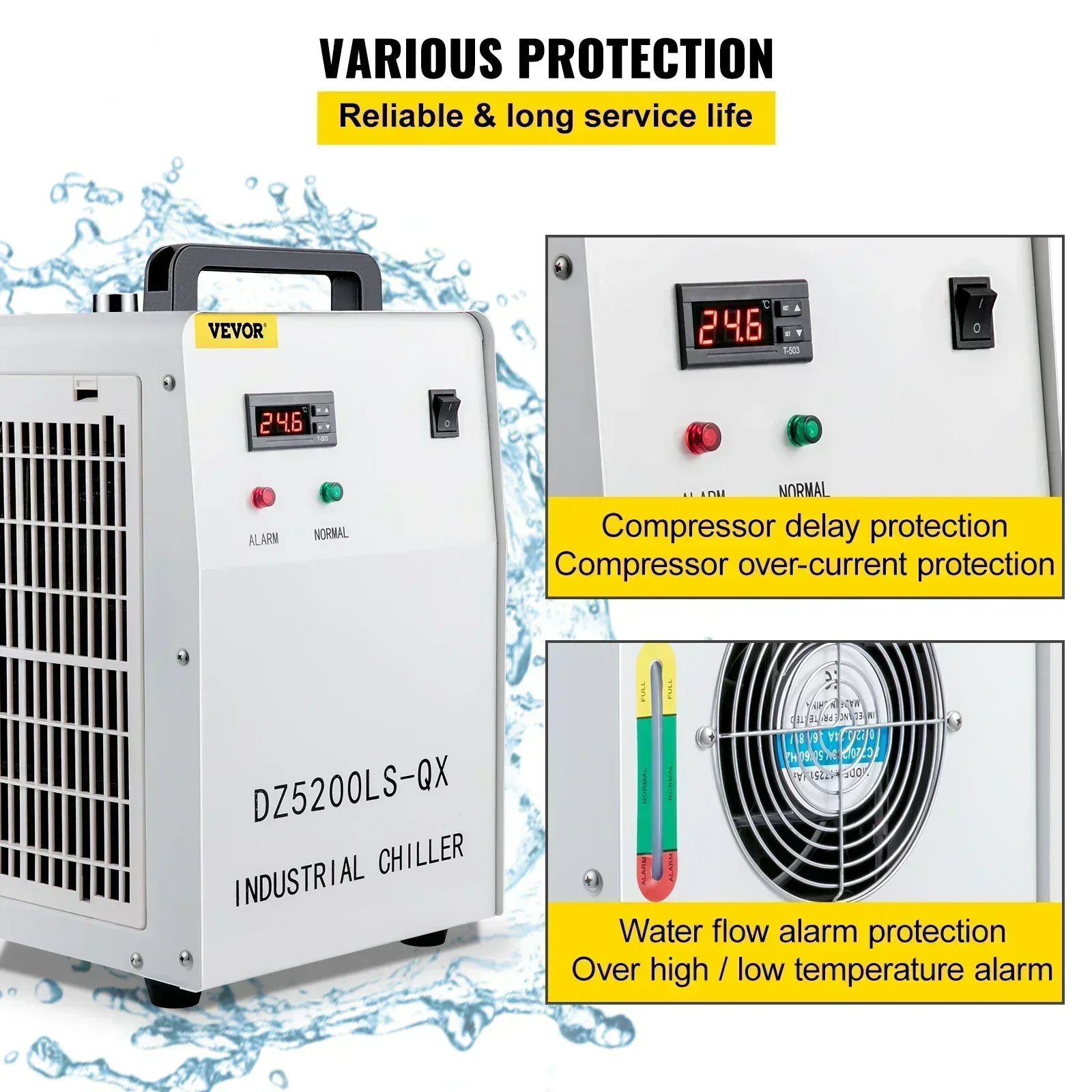 SIHAO CW-3000 Przemysłowa chło – Laser Industrial Chiller recenzja i cena