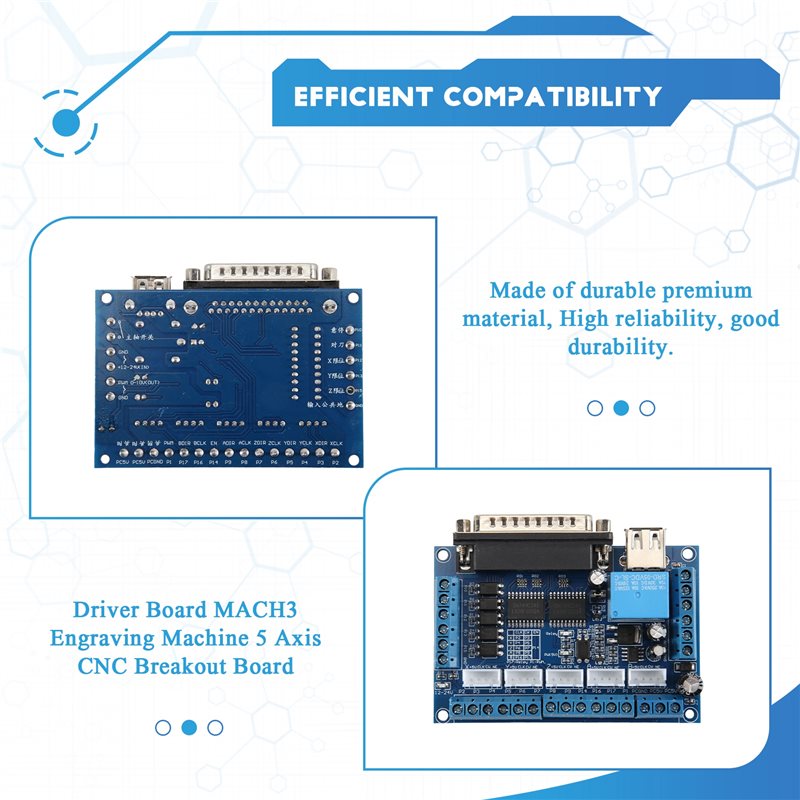 Płyta sterownicza AT05 MACH3 d – Breakout Board Mach3 recenzja i cena