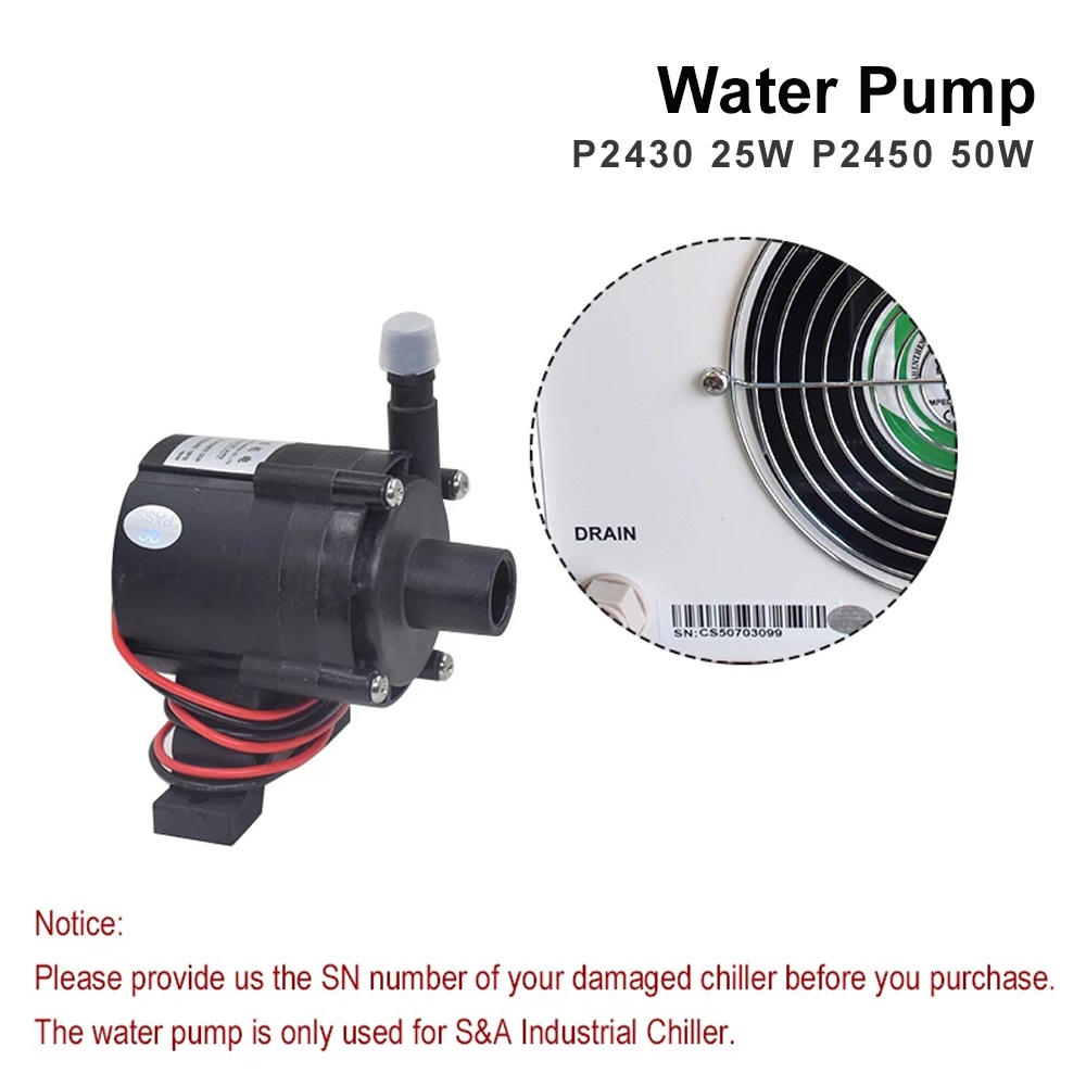 Pompa wodna TEYU S&A 25W 50W P – Laser Industrial Chiller recenzja i cena