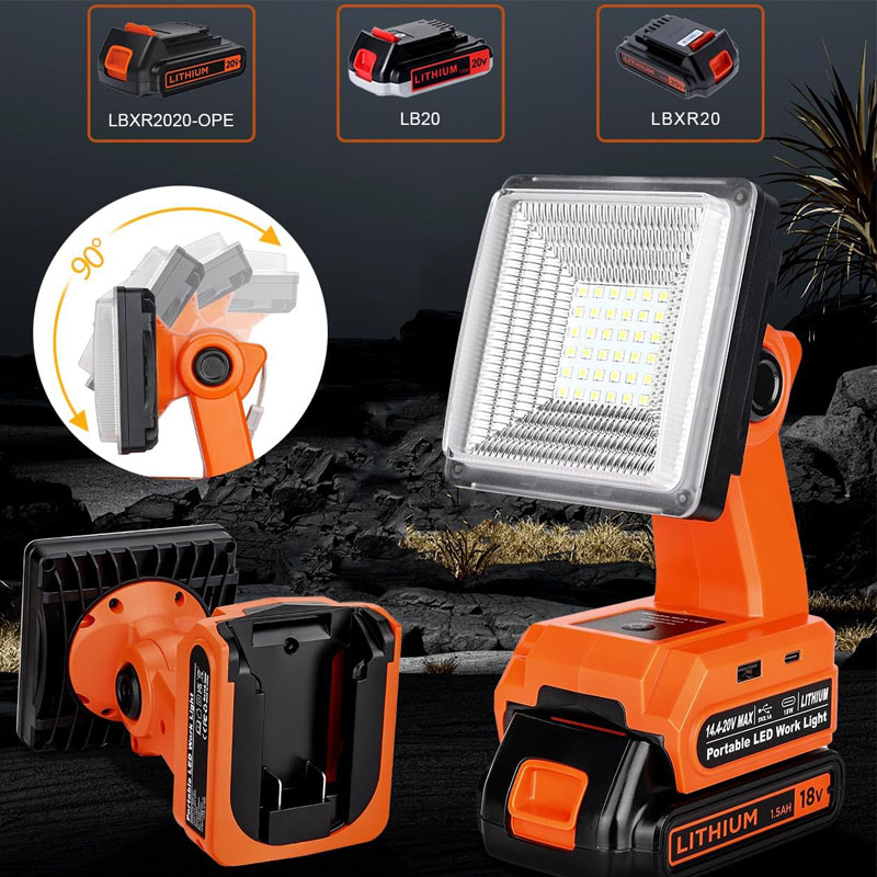 4-calowa lampa robocza Led lam – Black+Decker Tool Cordless recenzja i cena